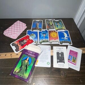 Vintage   "Tarot of the Witches" 78 Card Deck & Instruction Book Fergus Hall